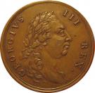 ½ Penny (Middlesex - St. Pauls)