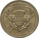 2 Pounds - Elizabeth II (3rd portrait; Commonwealth Games)