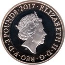 2 Pounds - Elizabeth II (5th Portrait; WWI Aviation)