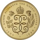 5 Pounds - Elizabeth II (Queen Mother; Gold Proof)
