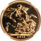 1 Sovereign - Elizabeth II (4th portrait; India Mint)