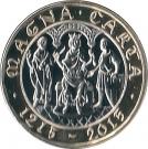 2 Pounds - Elizabeth II (4th portrait; Magna Carta)