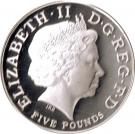 5 Pounds - Elizabeth II (Royal Birthday; Silver Proof)
