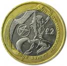 2 Pounds - Elizabeth II (4th portrait; Games in Scotland)