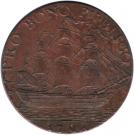 ½ Penny (Yorkshire - Hull / Arms, Ship)
