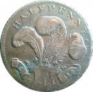 ½ Penny (Middlesex - National Series / Princess of Wales)