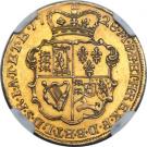½ Guinea - George II