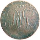 ½ Penny (North Wales - Druid)