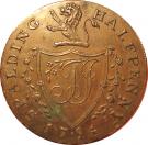 ½ Penny (Lincolnshire - Spalding / T. Jennings)