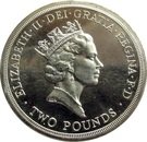 2 Pounds - Elizabeth II (Commonwealth Games; Silver Proof)