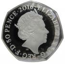 50 Pence - Elizabeth II (Mrs Tiggy-Winkle; Silver Proof)