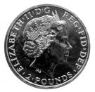 2 Pounds - Elizabeth II (1 oz Fine Silver; Year of the Sheep)
