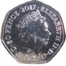 50 Pence - Elizabeth II (5th portrait; Peter Rabbit)