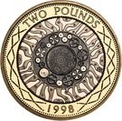 2 Pounds - Elizabeth II (4th portrait; Technology)