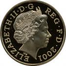5 Pounds - Elizabeth II (Queen Victoria; Gold Proof)