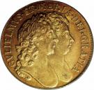 1 Guinea - William & Mary