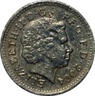 1 Pound - Elizabeth II (4th portrait; Forth Bridge)