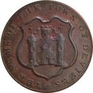 ½ Penny (Wiltshire - Devizes / J. Baster)