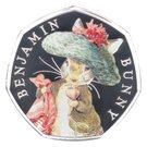 50 Pence - Elizabeth II (Benjamin Bunny; Silver Proof)