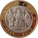 2 Pounds - Elizabeth II (Magna Carta; Silver Proof)