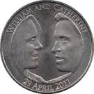 5 Pounds - Elizabeth II (4th portrait; Royal Wedding)