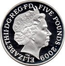 5 Pounds - Elizabeth II (Flying Scotsman; Silver Proof)