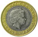 2 Pounds - Elizabeth II (4th portrait; Games in Scotland)