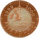 5 Pounds - Elizabeth II (Millennium; Gold Proof)