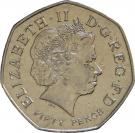 50 Pence - Elizabeth II (4th portrait; Commonwealth Games)