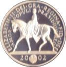 5 Pounds - Elizabeth II (Golden Jubilee; Silver Proof)