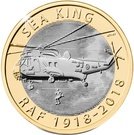 2 Pounds - Elizabeth II (5th portrait; RAF Sea King)