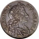 ½ Crown - Charles II (4th portrait)