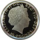 10 Pounds - Elizabeth II (4th portrait; 1/10 oz Fine Gold)