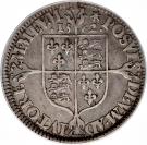 6 Pence - Elizabeth I (Milled issue; Large rose)