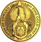 25 Pounds - Elizabeth II (1/4 oz Fine Gold; Griffin of Edward III)