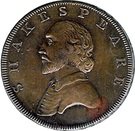 ½ Penny (Warwickshire - Stratford / Shakespeare)