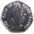 50 Pence - Elizabeth II (5th portrait; Peter Rabbit)