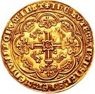 1 Noble - Edward III (Treaty coinage; Calais mint)