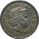 1 Pound - Elizabeth II (4th portrait; English Lions)