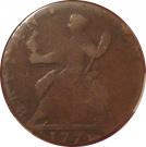 ½ Penny (George Gordon - Britannia)