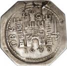 1 Shilling - Charles I (Pontefract siege coinage)