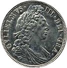½ Crown - William III (1st bust)