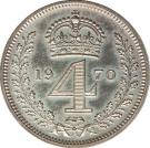 4 Pence - Elizabeth II (pre-decimal Maundy Coinage)