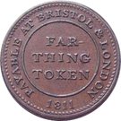 1 Farthing (Bristol - Patent Sheathing Nail Manufactory)