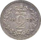 2 Pence - Victoria (1st portrait; Maundy Coinage)