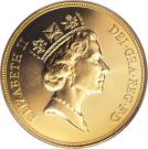 5 Pounds - Elizabeth II (3rd portrait; Sovereign series)