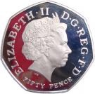 50 Pence - Elizabeth II (Kew Gardens, Silver Proof)