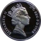 1 Pound - Elizabeth II (Royal Shield; Silver Proof)