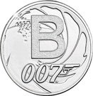10 Pence - Elizabeth II (5th portrait; B - Bond ... James Bond)