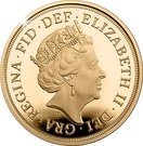 5 Pounds - Elizabeth II (Sapphire Jubilee; Sovereign series)